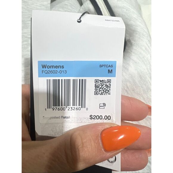 Nike NWT Tech Fleece Oversized Duster Jacket Light Grey Medium - Picture 7 of 7